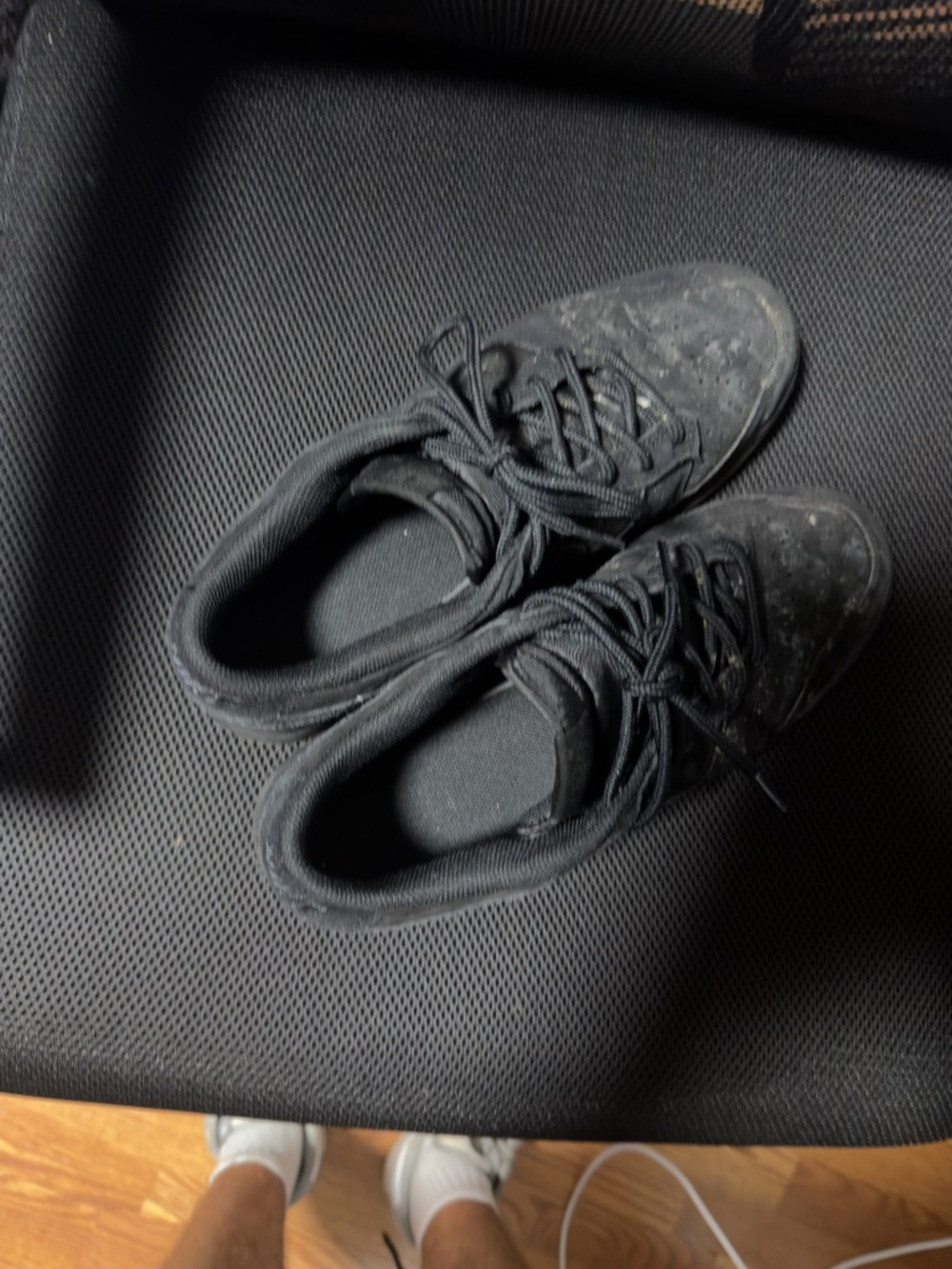 Nike Dunks Black on Black Color way USED Size 10.5 - Picture 5 of 5